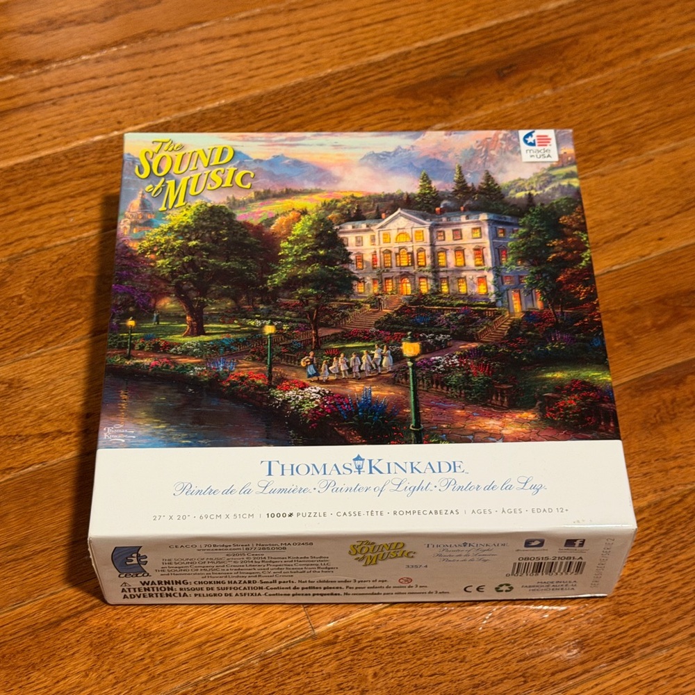 Thomas Kinkade The Sound of Music Art Puzzle - Multi-Color